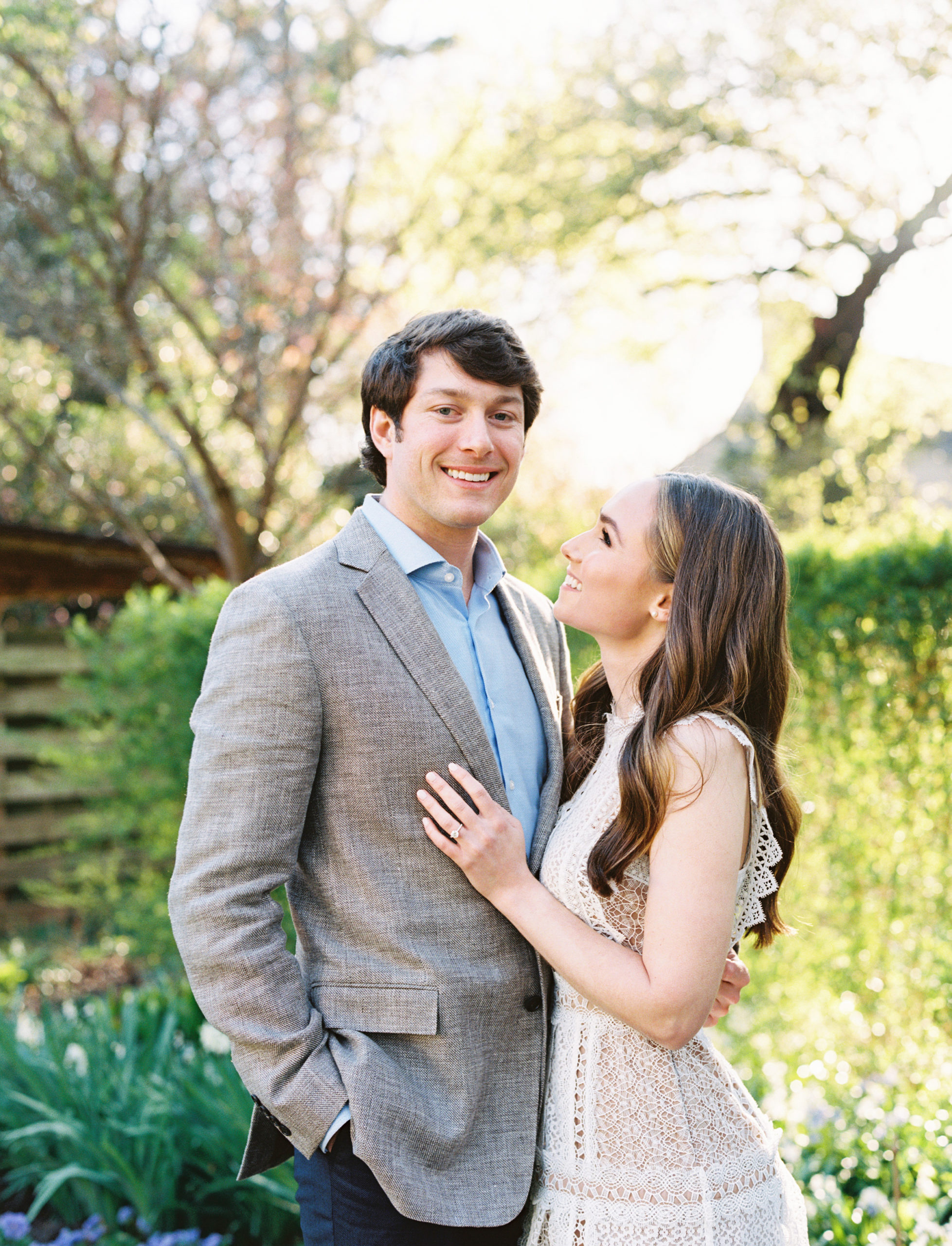 Garden Engagement Session in NC