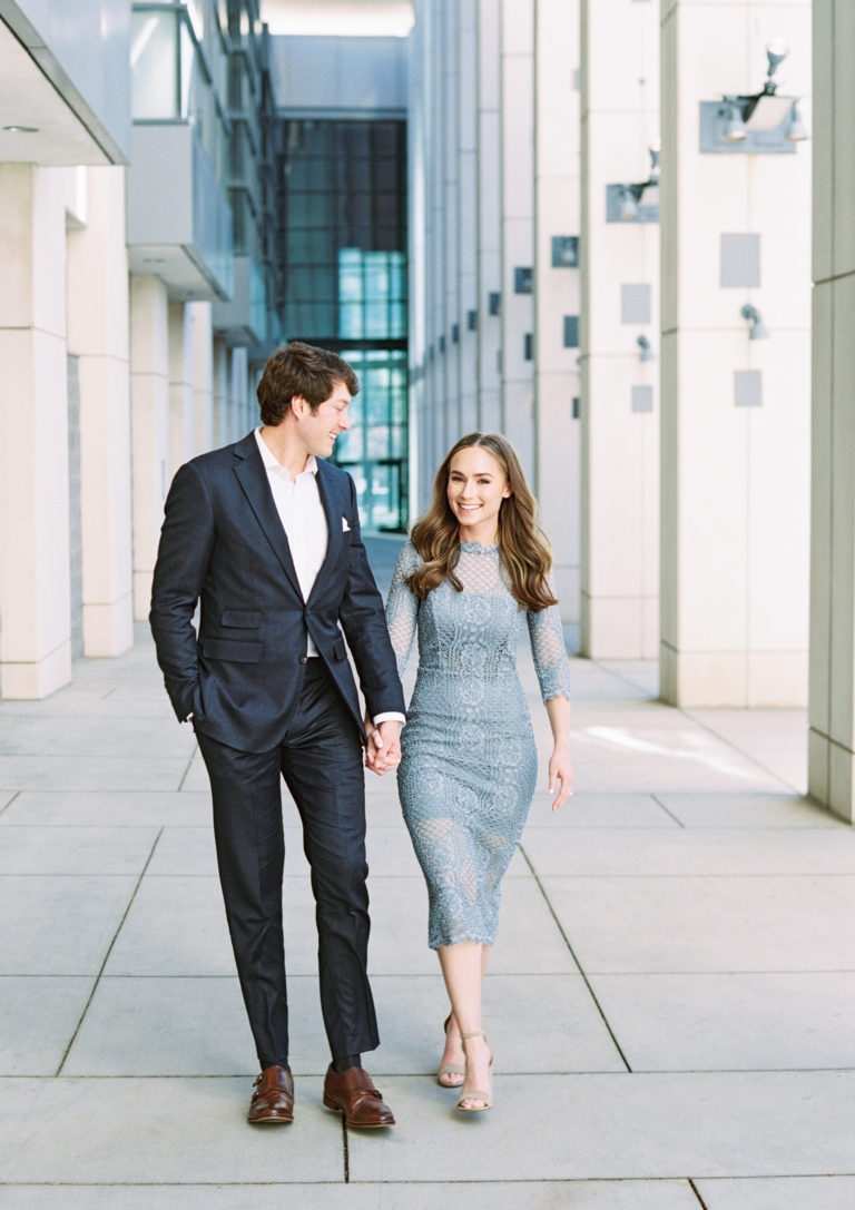 Uptown Charlotte Engagement Session | Mattie & Zach